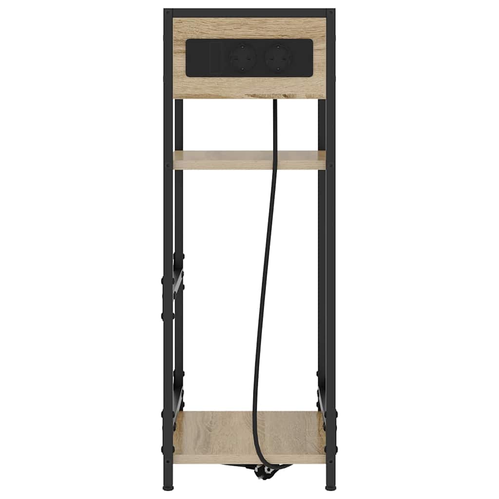 Dulap de noapte Stejar sonoma 40 x 27 x 76 cm Lemn compozit GartenMobel Dekor