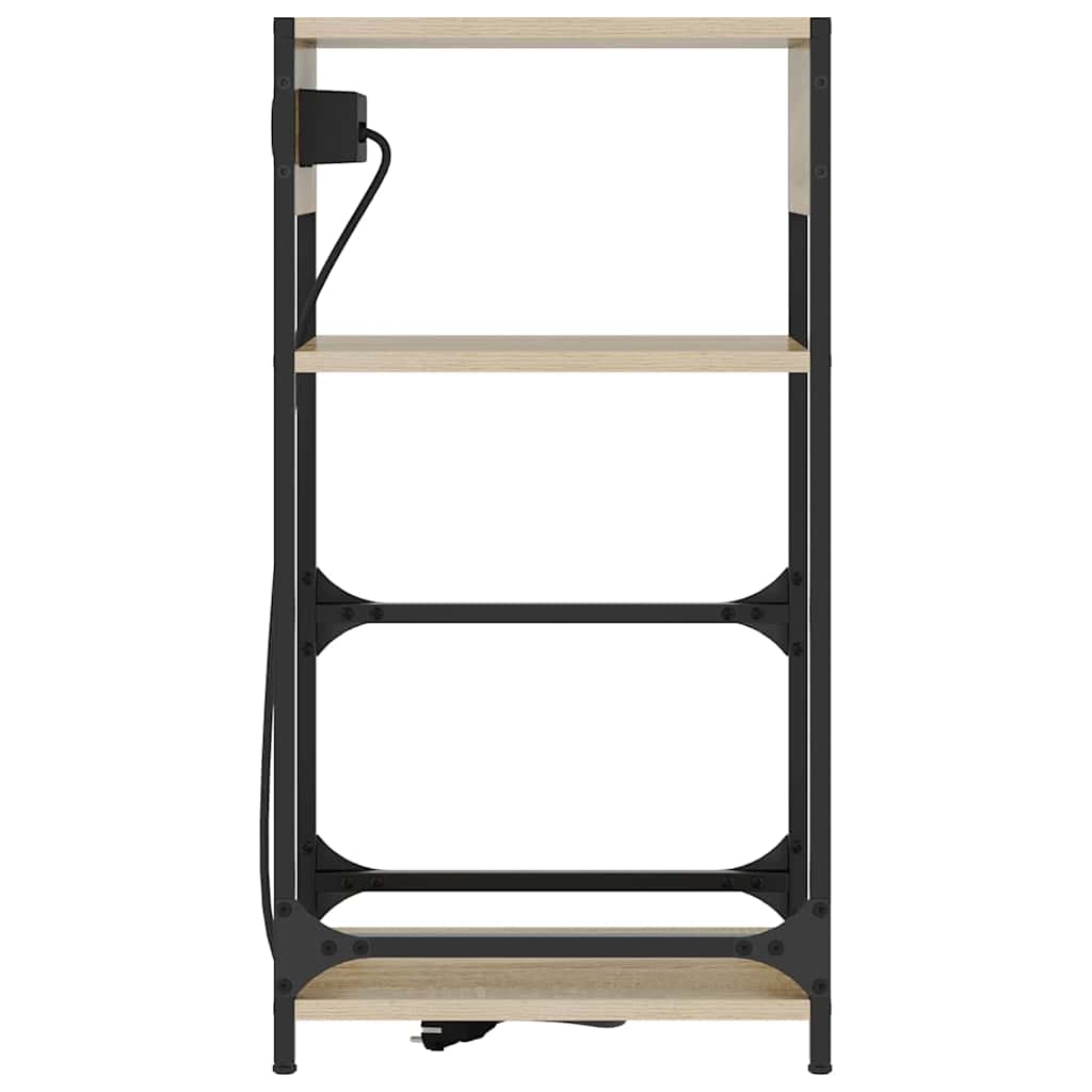 Dulap de noapte Stejar sonoma 40 x 27 x 76 cm Lemn compozit GartenMobel Dekor