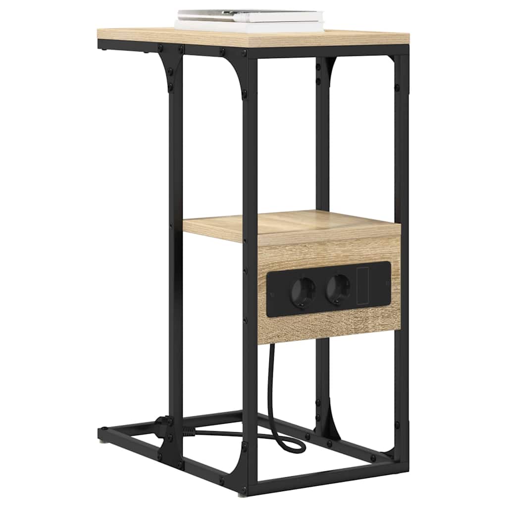 Dulap de noapte Stejar sonoma 41.5 x 26 x 60.5 cm Lemn compozit GartenMobel Dekor