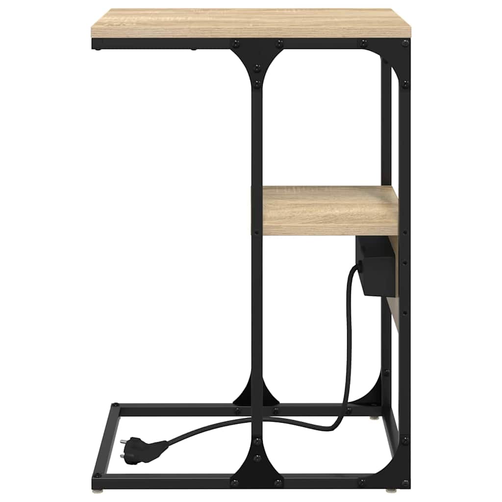 Dulap de noapte Stejar sonoma 41.5 x 26 x 60.5 cm Lemn compozit GartenMobel Dekor