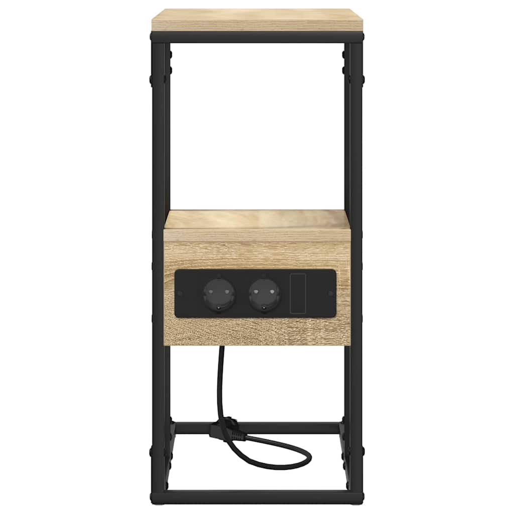 Dulap de noapte Stejar sonoma 41.5 x 26 x 60.5 cm Lemn compozit GartenMobel Dekor