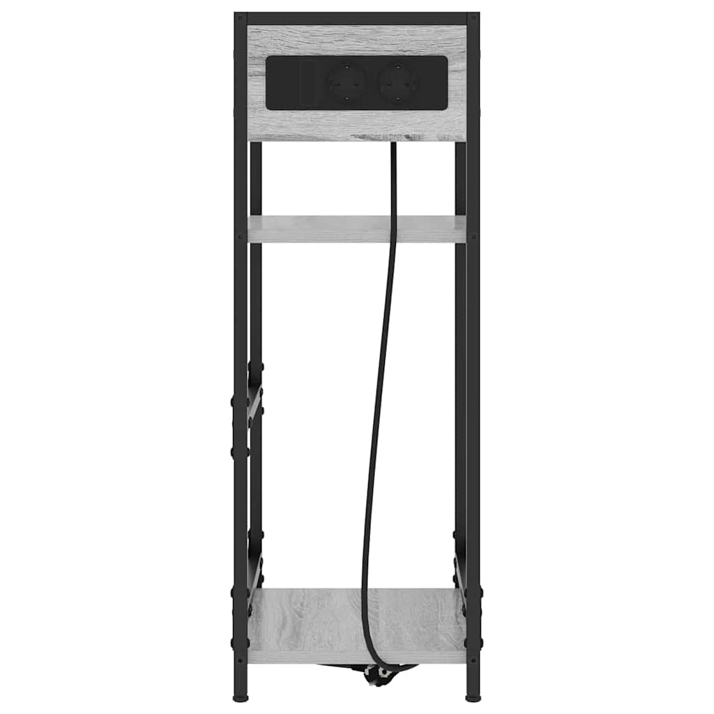 Dulap de noapte sonoma gri 40 x 27 x 76 cm Lemn compozit GartenMobel Dekor