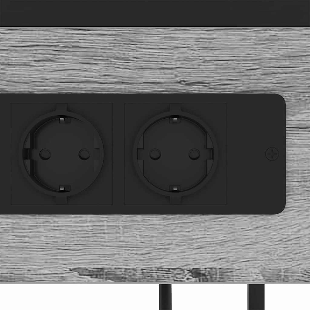 Dulap de noapte sonoma gri 40 x 27 x 76 cm Lemn compozit GartenMobel Dekor