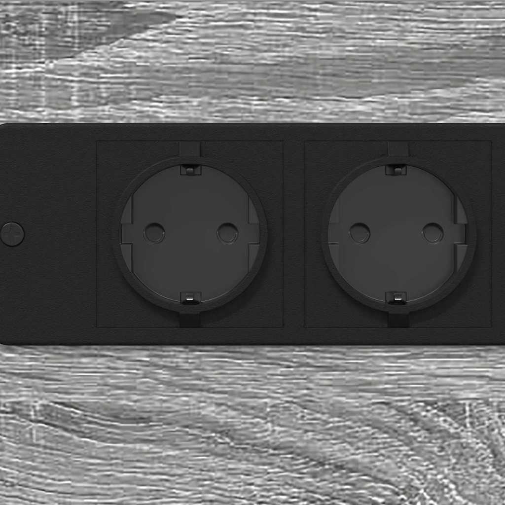 Dulap de noapte sonoma gri 41.5 x 26 x 60.5 cm Lemn compozit GartenMobel Dekor