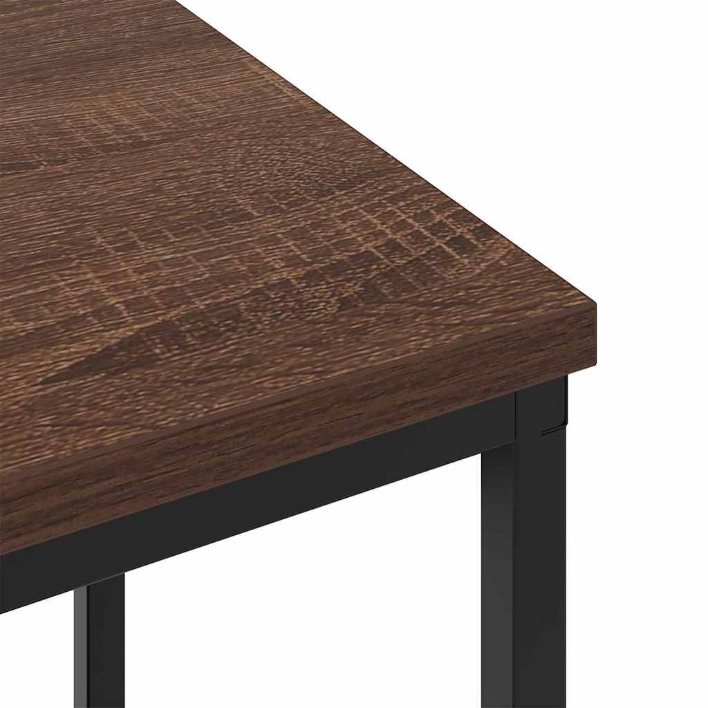 Noptieră 2 pcs Stejar brun 38 x 30 x 48 cm Lemn compozit GartenMobel Dekor