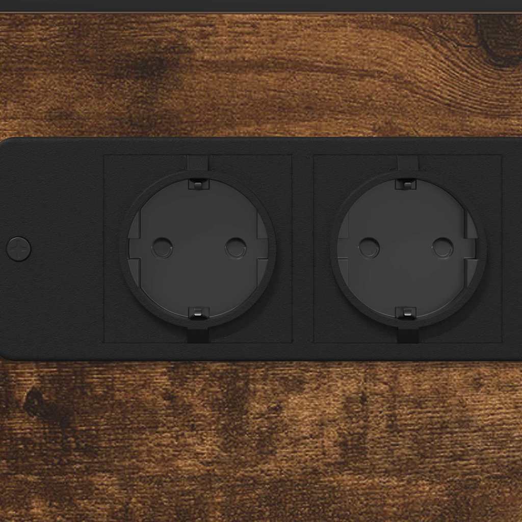 Noptieră Stejar afumat Lemn compozit GartenMobel Dekor