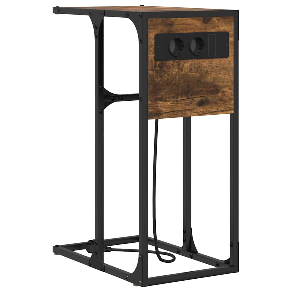 Noptieră Stejar afumat Lemn compozit GartenMobel Dekor