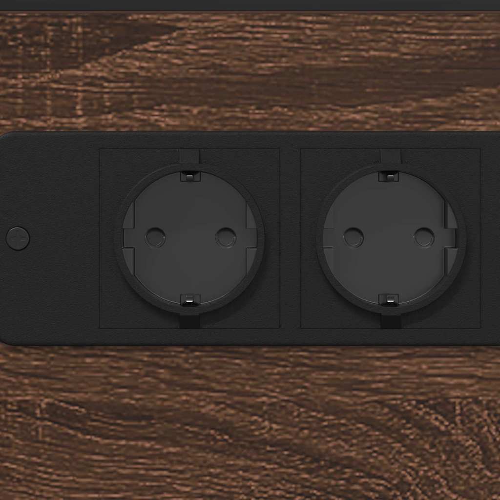 Noptieră Stejar brun Lemn compozit GartenMobel Dekor