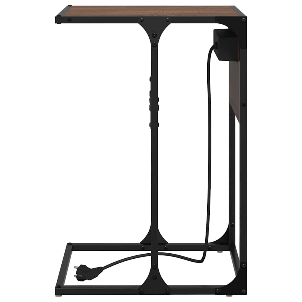 Noptieră Stejar brun Lemn compozit GartenMobel Dekor