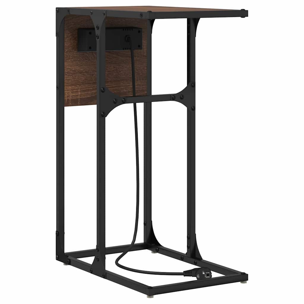 Noptieră Stejar brun Lemn compozit GartenMobel Dekor