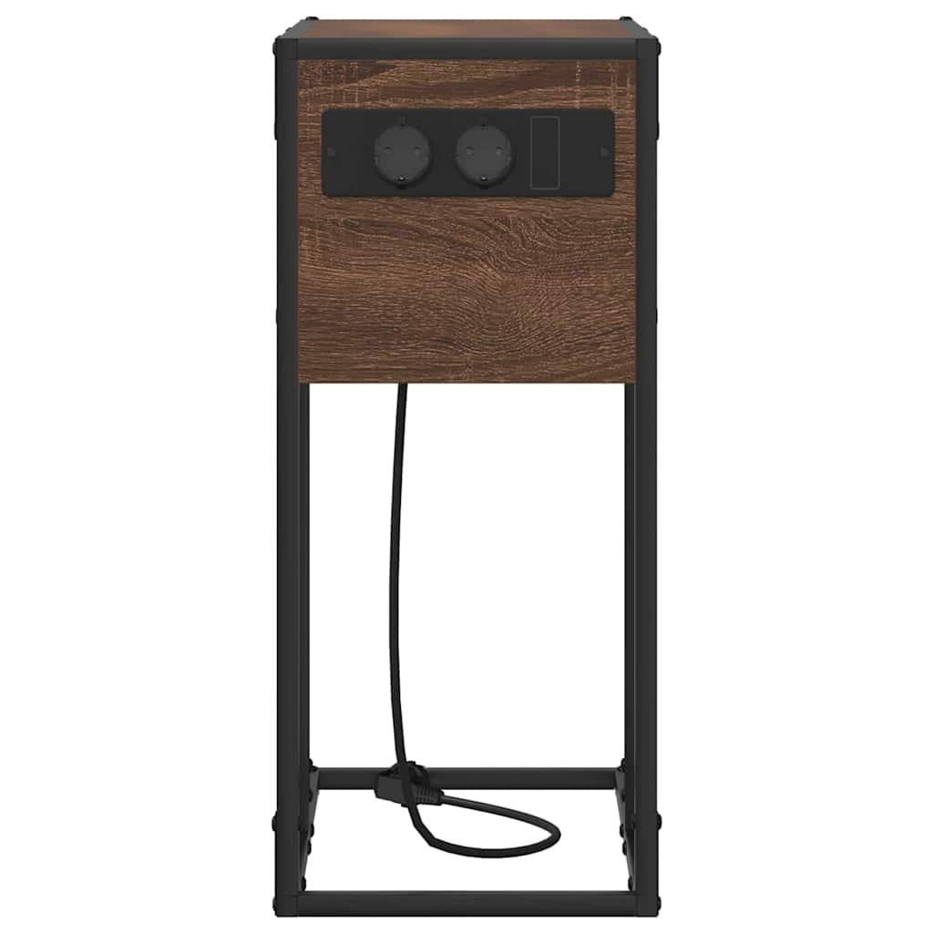 Noptieră Stejar brun Lemn compozit GartenMobel Dekor