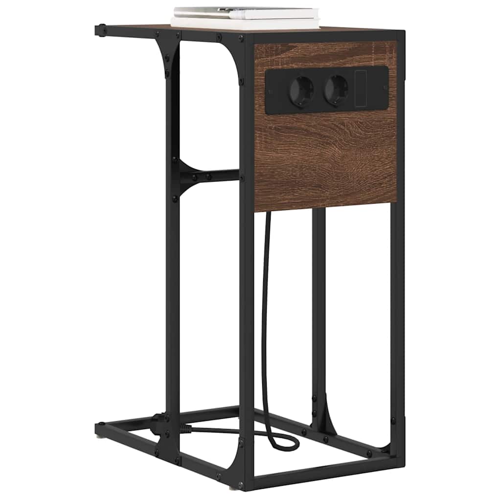 Noptieră Stejar brun Lemn compozit GartenMobel Dekor