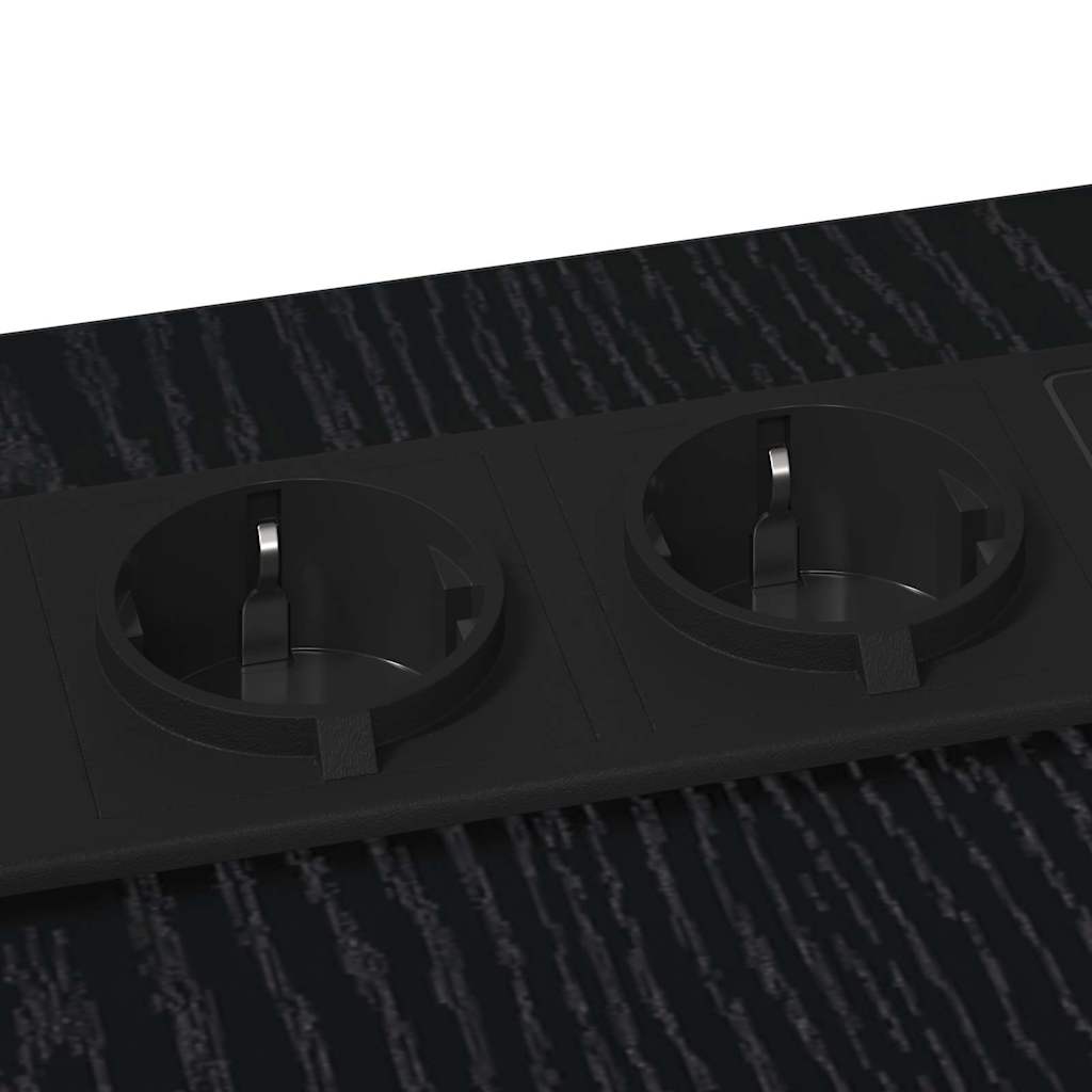 Noptieră Stejar negru 41.5 x 26 x 60.5 cm Lemn compozit GartenMobel Dekor