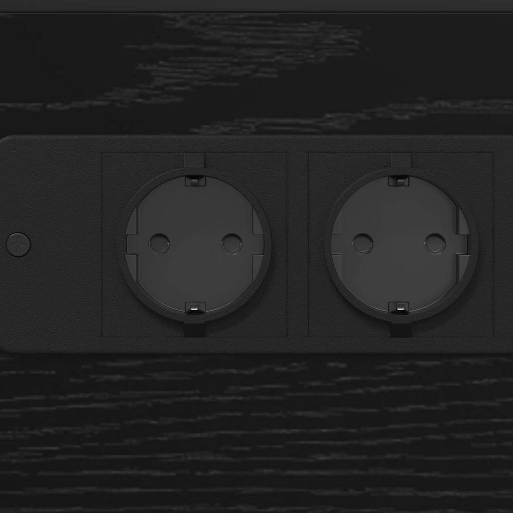 Noptieră Stejar negru Lemn compozit GartenMobel Dekor