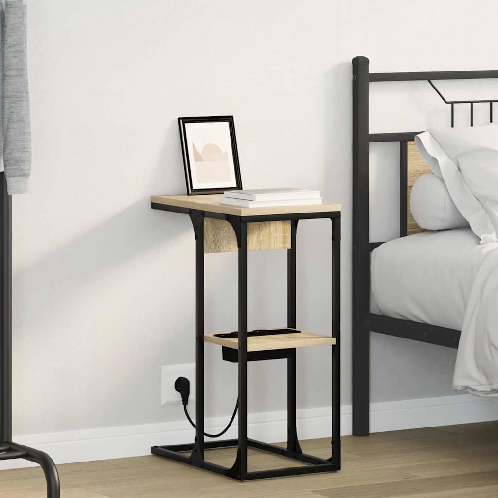 Noptieră Stejar sonoma 41.5 x 26 x 60.5 cm Lemn compozit GartenMobel Dekor