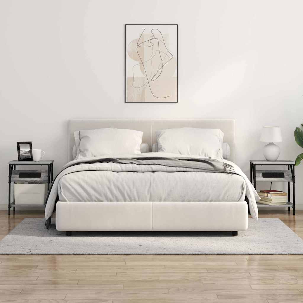 Noptieră sonoma gri 38 x 30 x 48 cm Lemn compozit GartenMobel Dekor