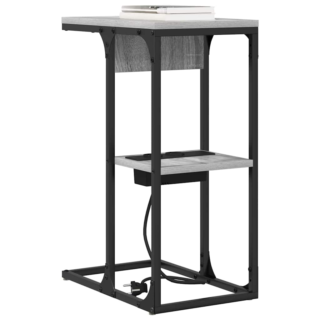 Noptieră sonoma gri 41.5 x 26 x 60.5 cm Lemn compozit GartenMobel Dekor