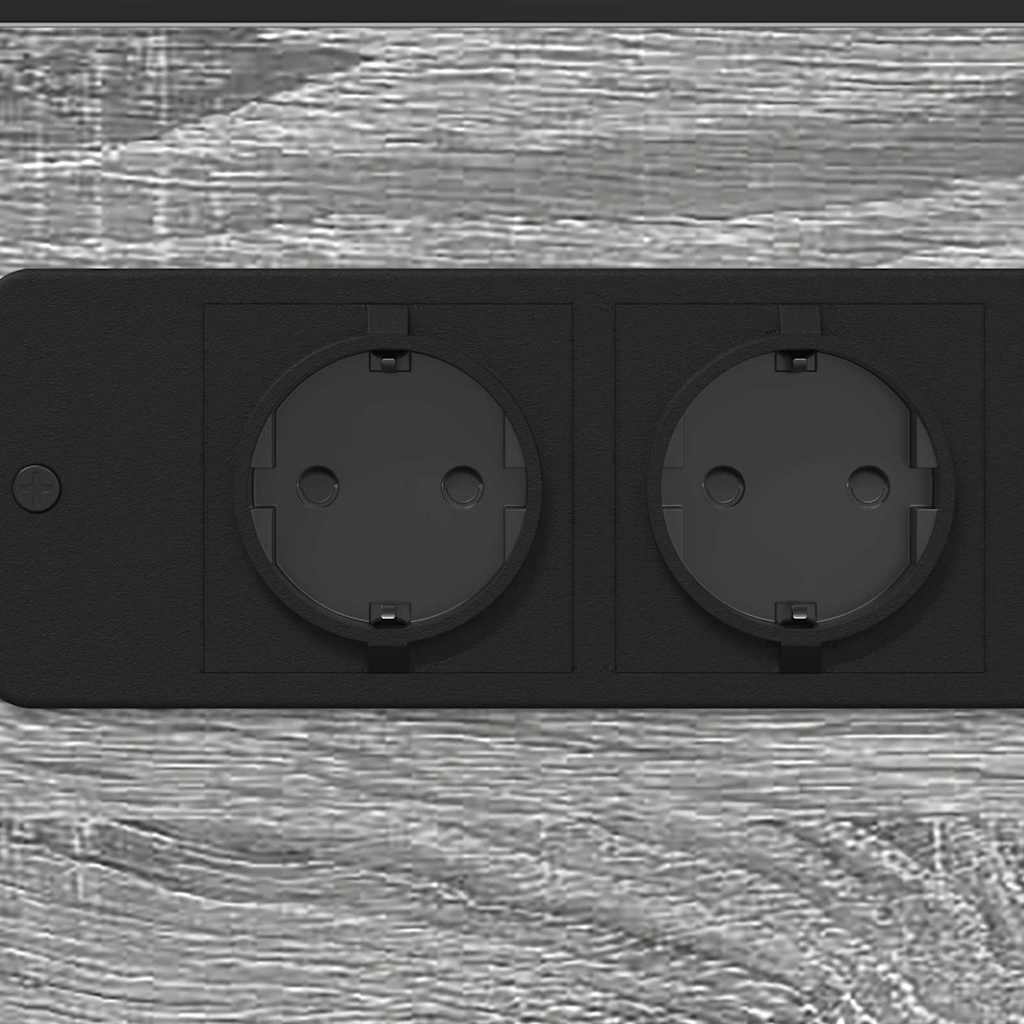 Noptieră sonoma gri Lemn compozit GartenMobel Dekor