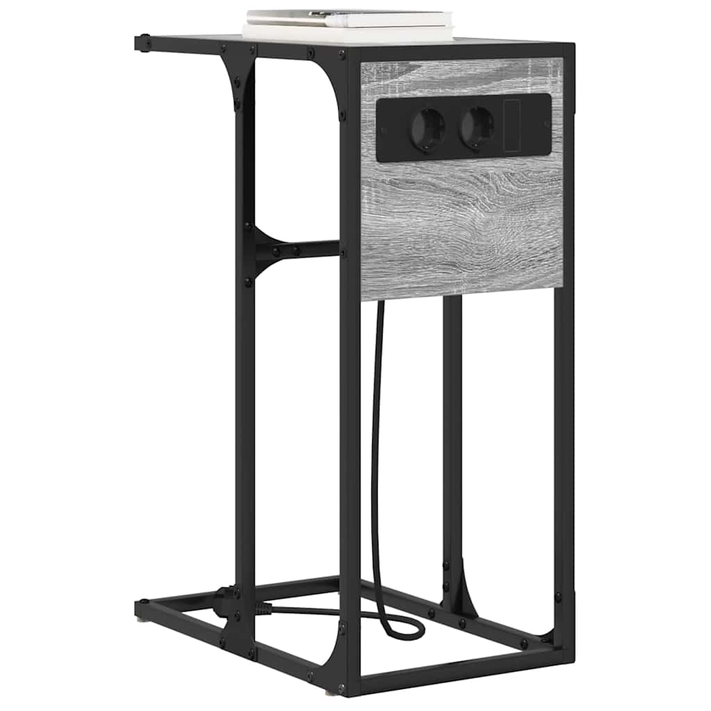 Noptieră sonoma gri Lemn compozit GartenMobel Dekor