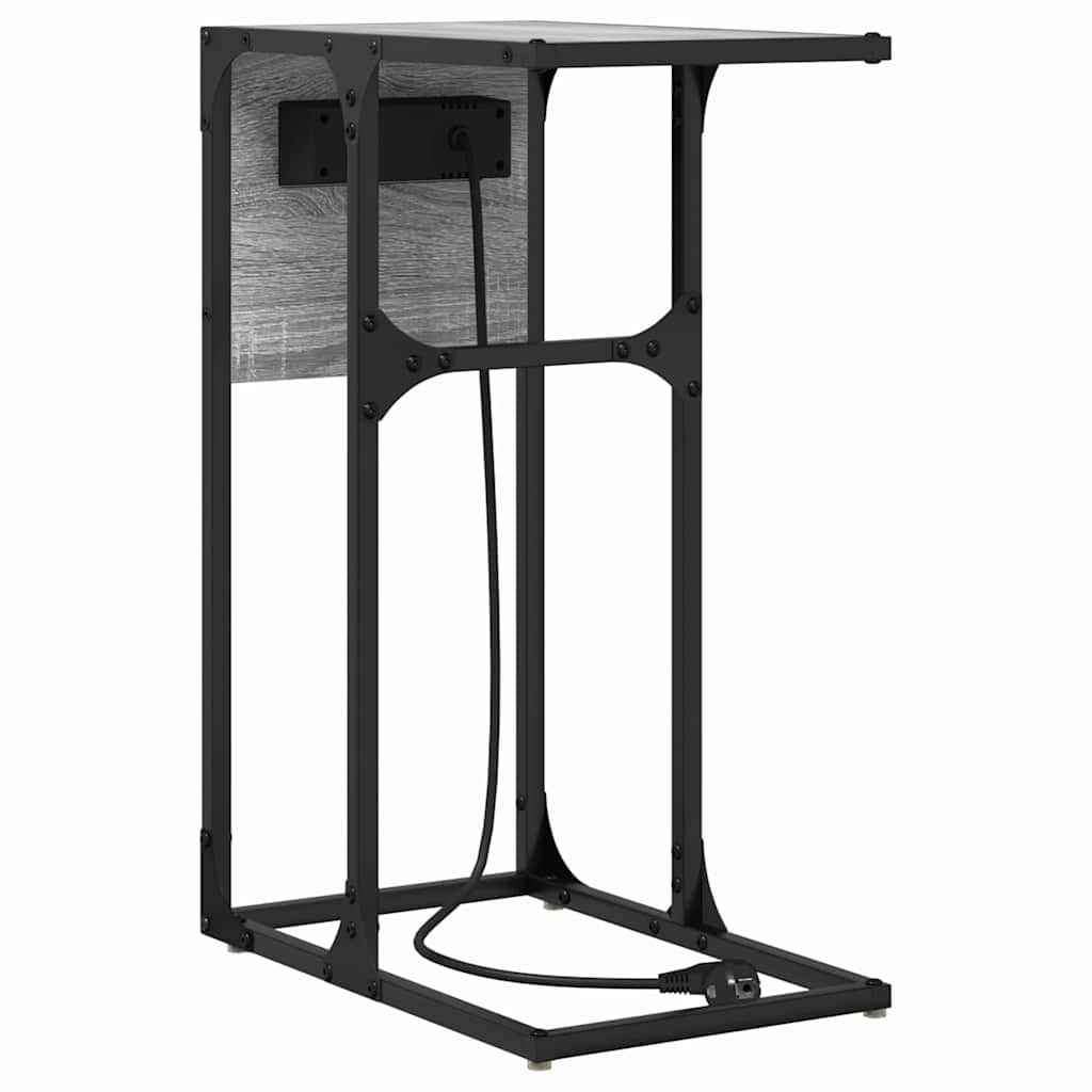 Noptieră sonoma gri Lemn compozit GartenMobel Dekor