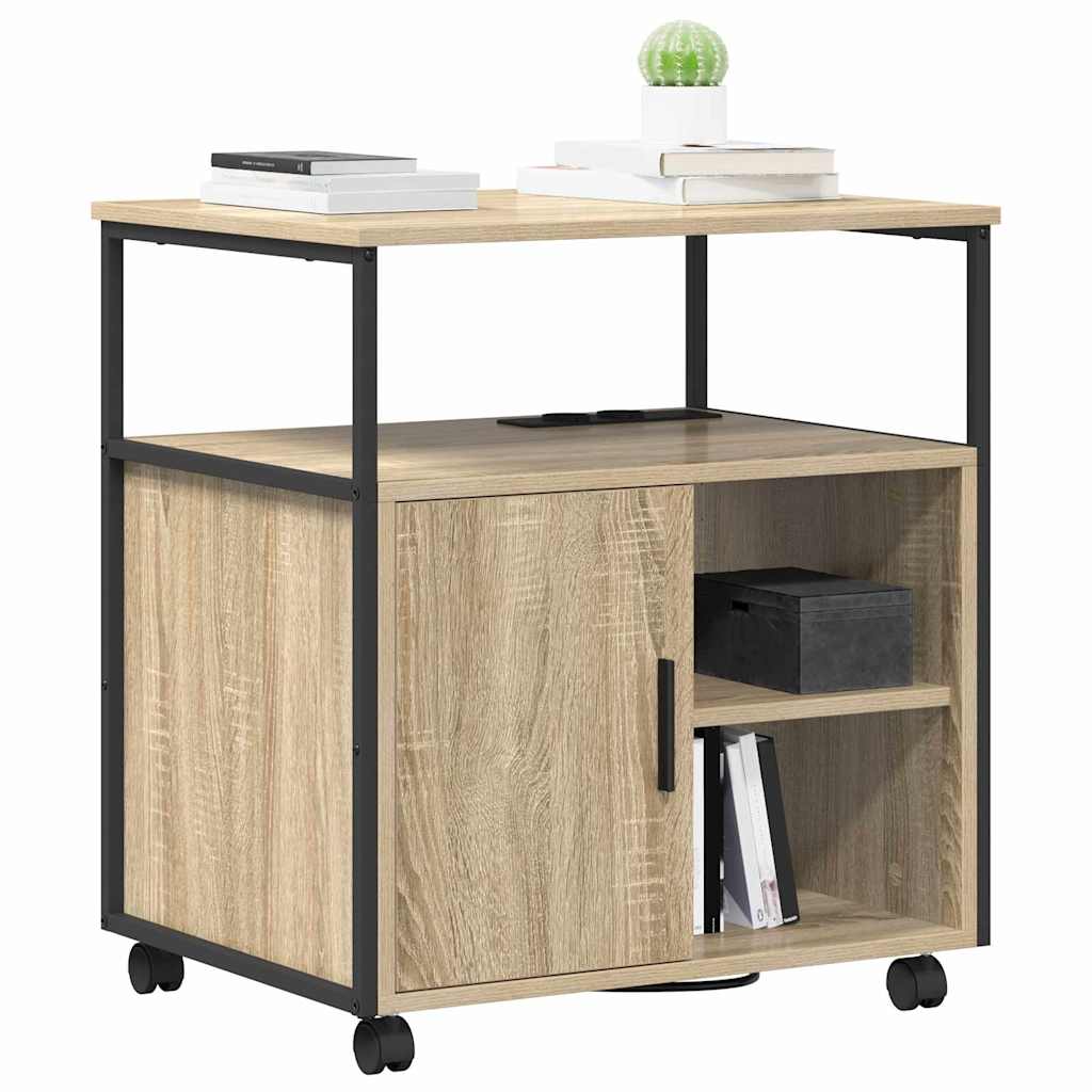 Birou cu Stație de Încărcare Stejar sonoma 61 x 46 x 67 cm GartenMobel Dekor