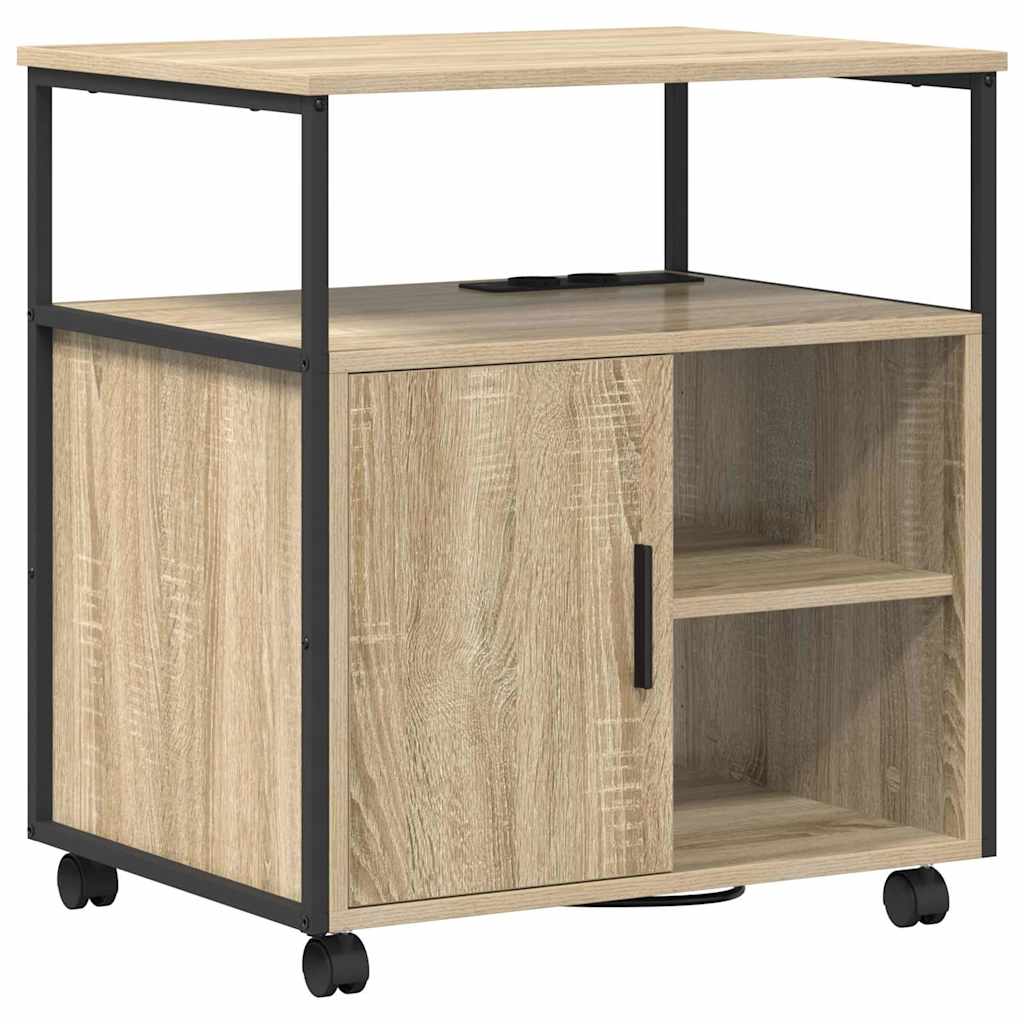 Birou cu Stație de Încărcare Stejar sonoma 61 x 46 x 67 cm GartenMobel Dekor