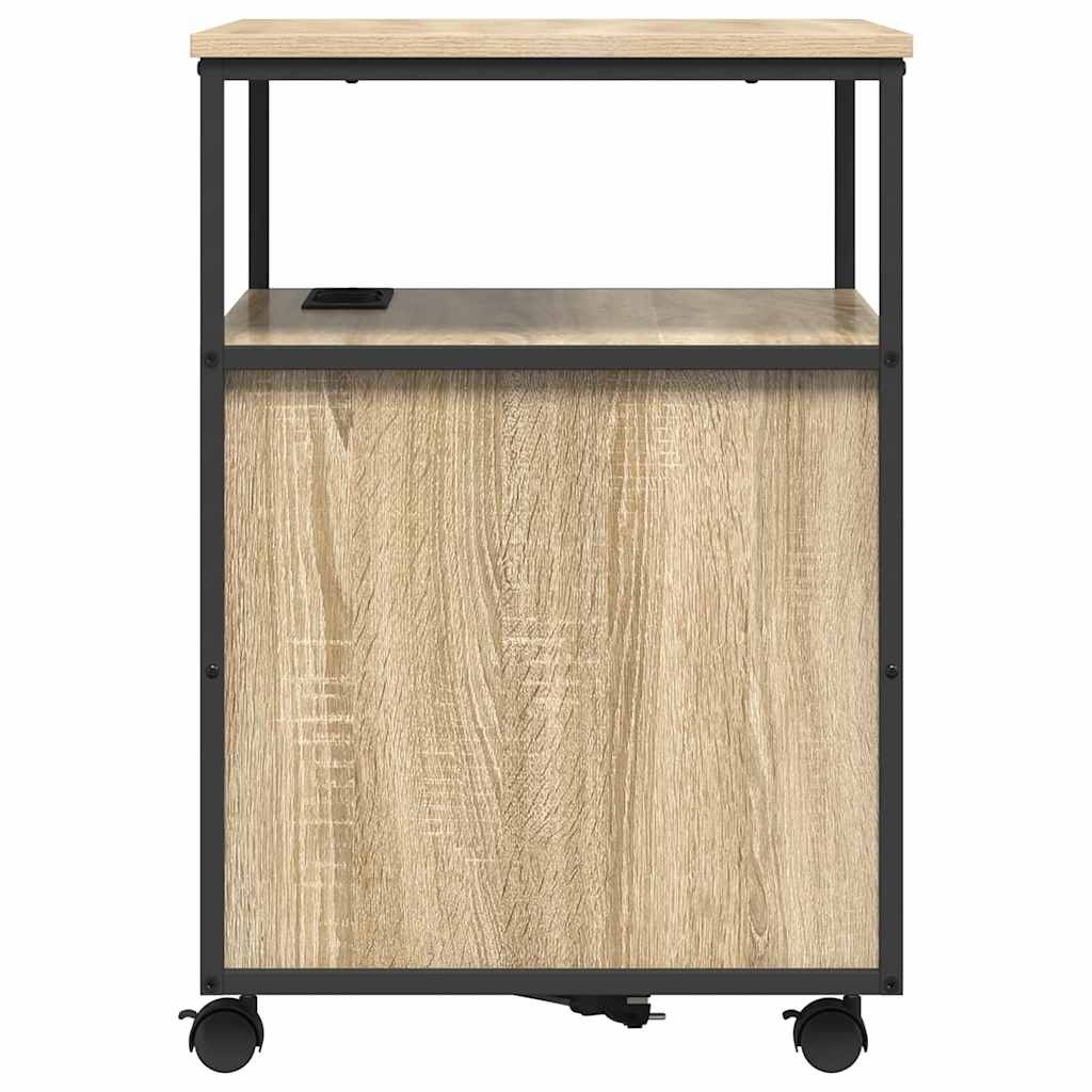 Birou cu Stație de Încărcare Stejar sonoma 61 x 46 x 67 cm GartenMobel Dekor