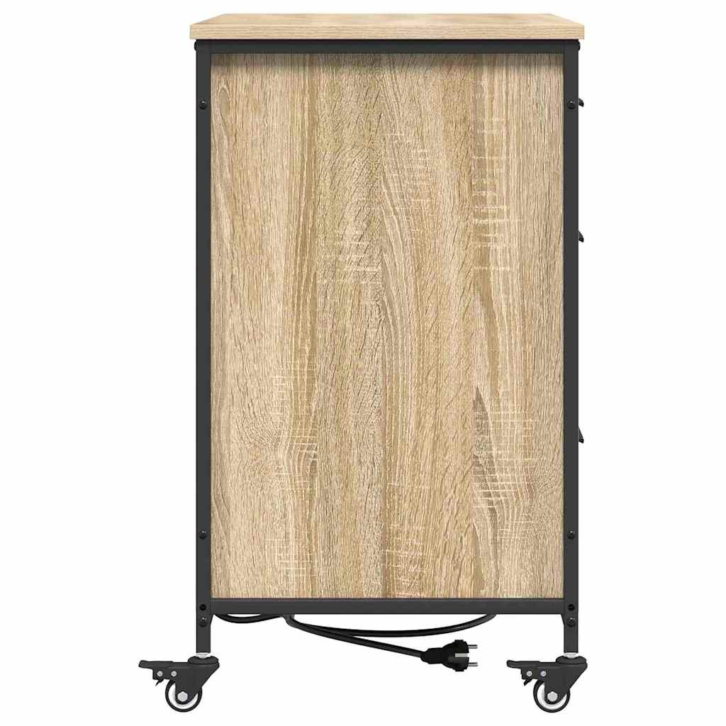 Dulap de birou Stejar sonoma 76 x 41 x 72 cm Lemn compozit GartenMobel Dekor