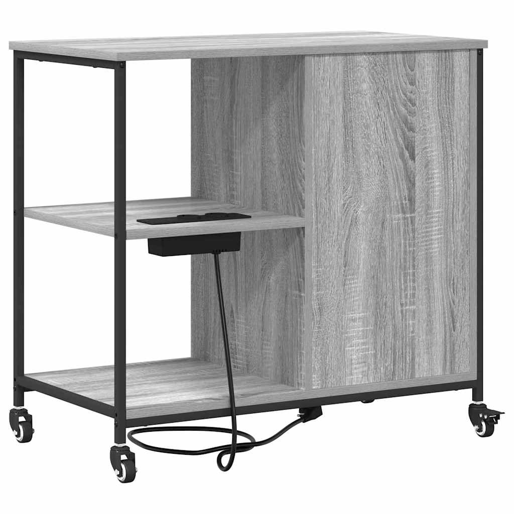 Dulap de birou sonoma gri 76 x 41 x 72 cm Lemn compozit GartenMobel Dekor
