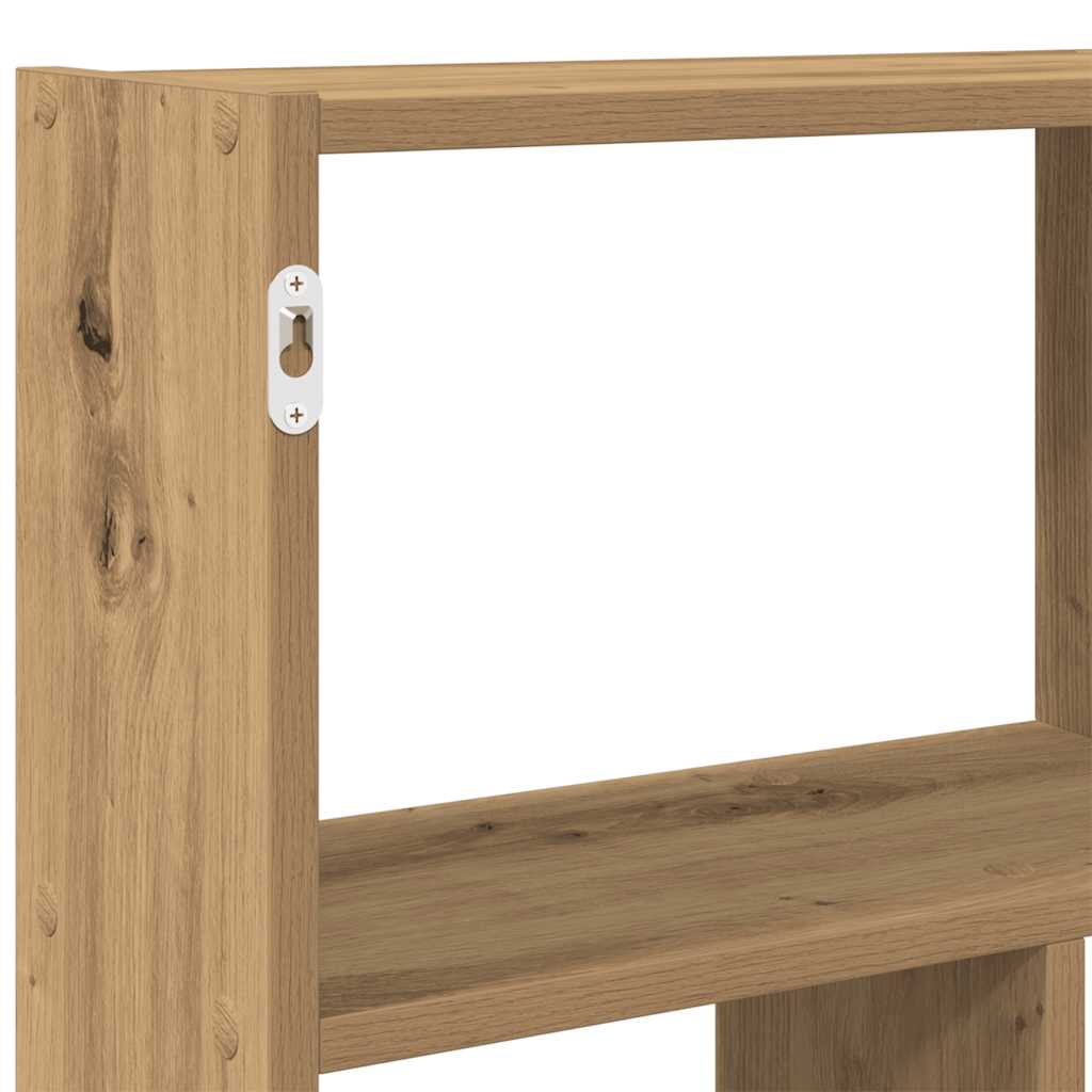 Raft cubic de perete cu 12 compartimente stejar artizanal lemn GartenMobel Dekor