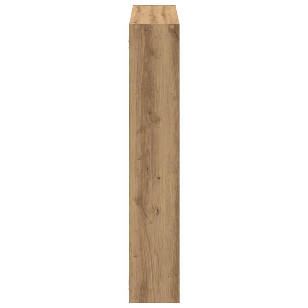 Raft cubic de perete cu 12 compartimente stejar artizanal lemn GartenMobel Dekor