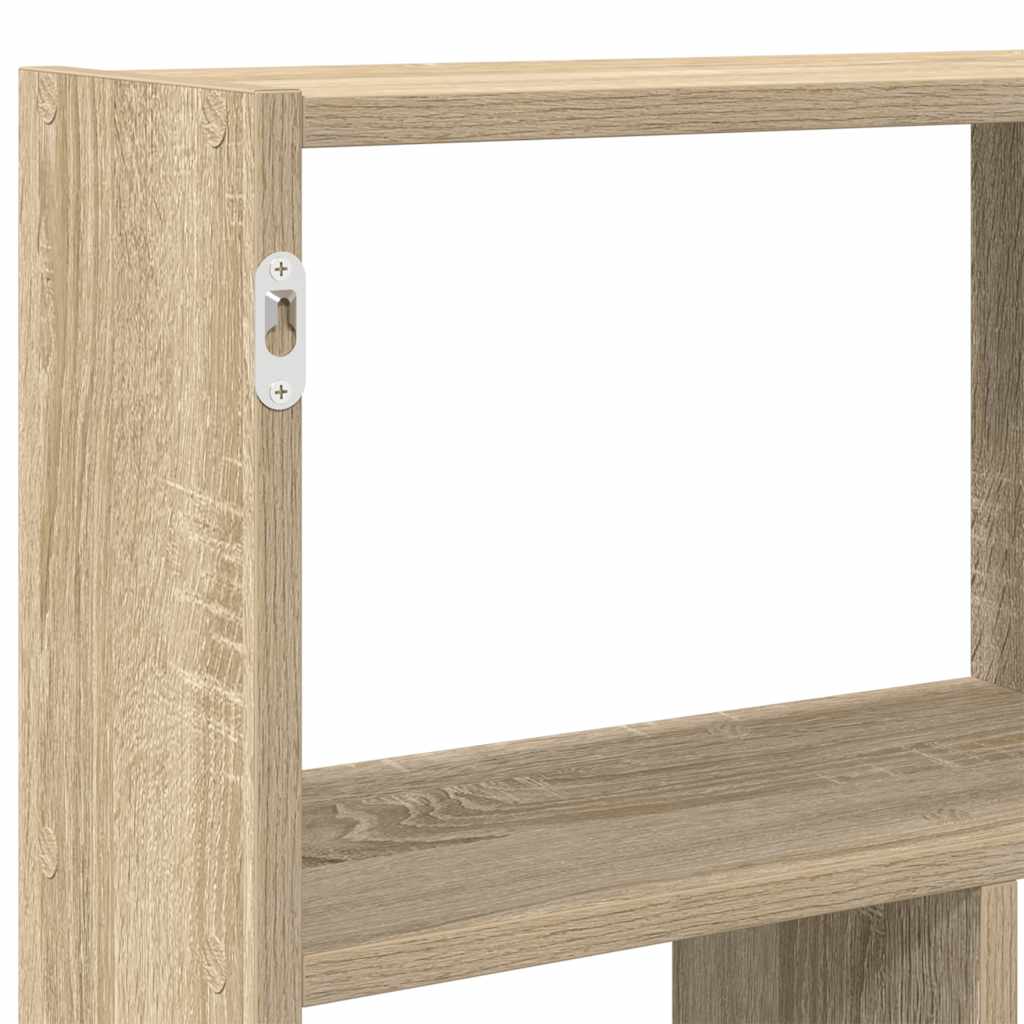 Raft cubic perete 12 compartimente stejar sonoma lemn prelucrat GartenMobel Dekor