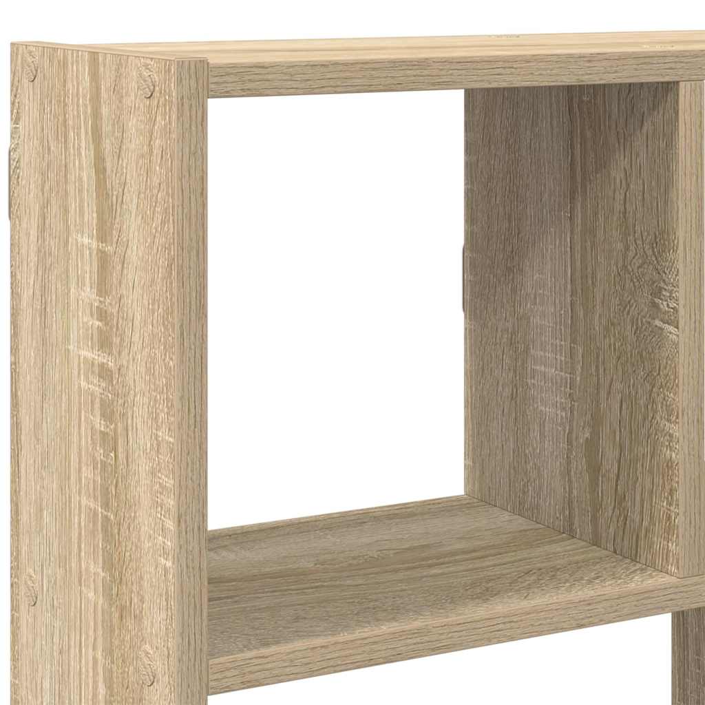 Raft cubic perete 12 compartimente stejar sonoma lemn prelucrat GartenMobel Dekor
