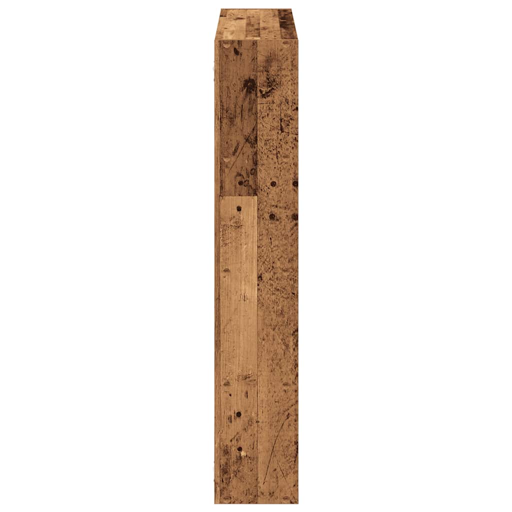 Raft cubic perete cu 12 compartimente lemn vechi lemn prelucrat GartenMobel Dekor