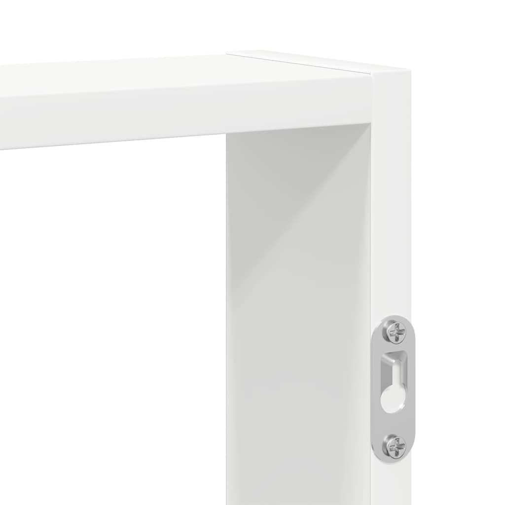 Raft de perete, alb, 43x9x60 cm, lemn prelucrat GartenMobel Dekor