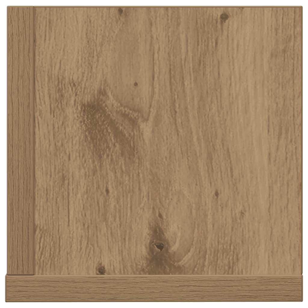 Rafturi perete 2 buc., stejar artizanal, 100x16,5x16,5 cm, lemn GartenMobel Dekor