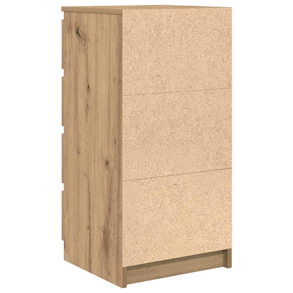 Bufetă Stejar Artisan 37,5x35x76 cm Lemn prelucrat GartenMobel Dekor
