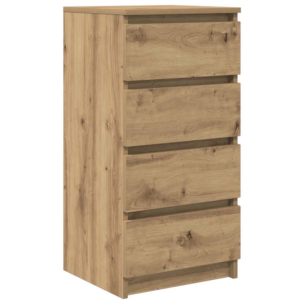 Bufetă Stejar Artisan 37,5x35x76 cm Lemn prelucrat GartenMobel Dekor