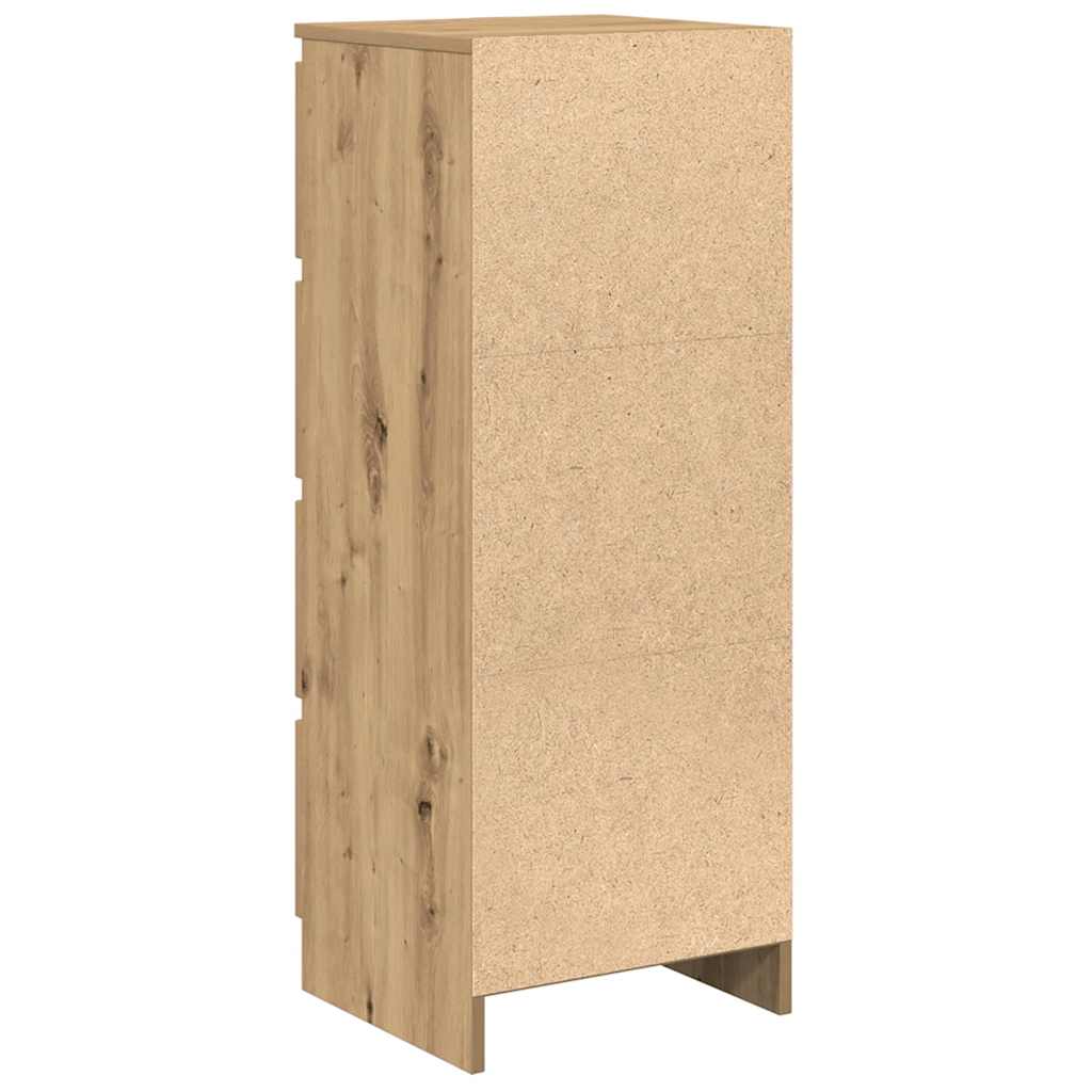 Bufetă Stejar Artisan 37,5x35x99 cm Lemn prelucrat GartenMobel Dekor