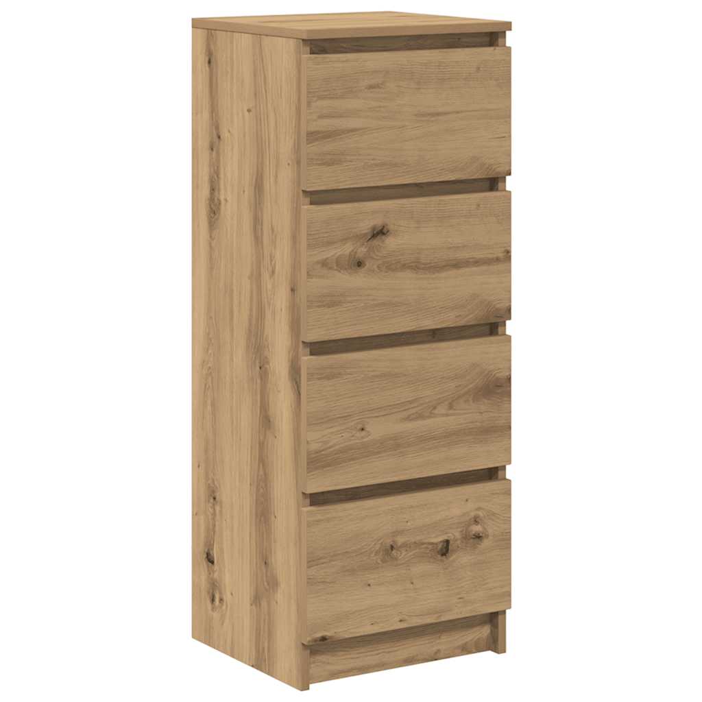 Bufetă Stejar Artisan 37,5x35x99 cm Lemn prelucrat GartenMobel Dekor