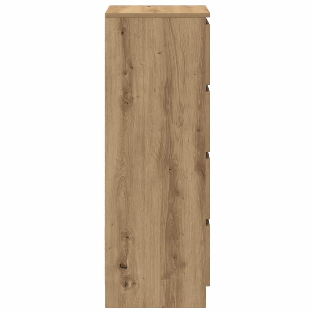 Bufetă Stejar Artisan 37,5x35x99 cm Lemn prelucrat GartenMobel Dekor
