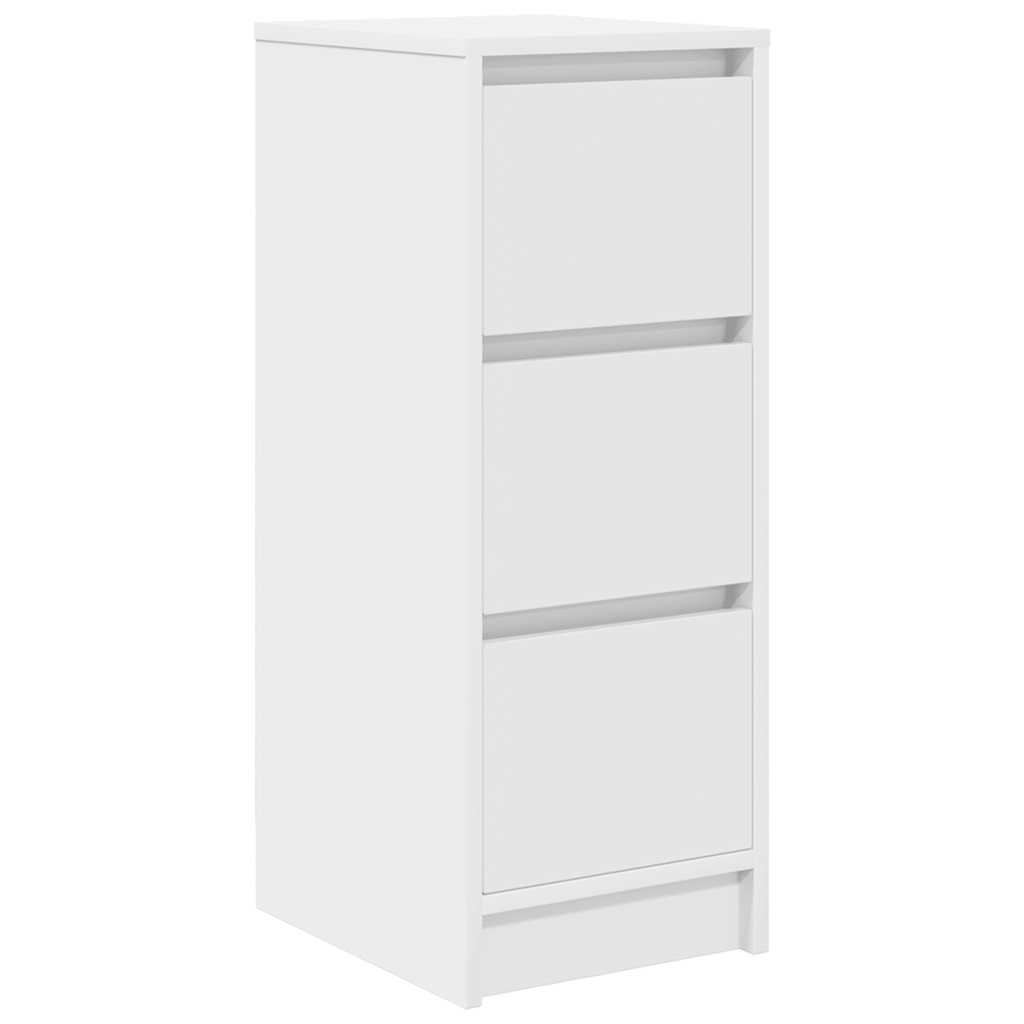 Bufetă albă 29,5x34x76 cm din lemn prelucrat GartenMobel Dekor