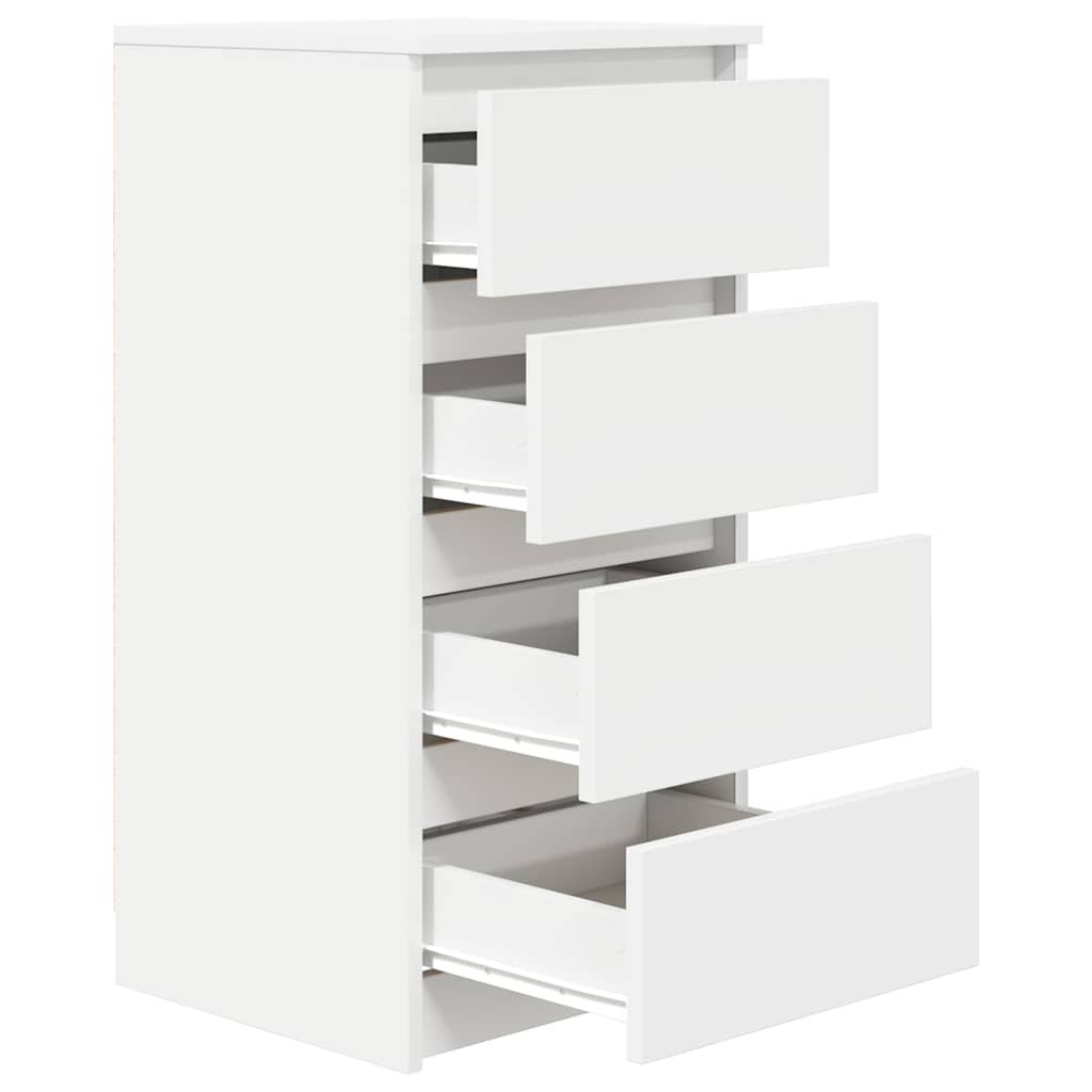 Bufetă albă 37,5x35x76 cm din lemn prelucrat GartenMobel Dekor