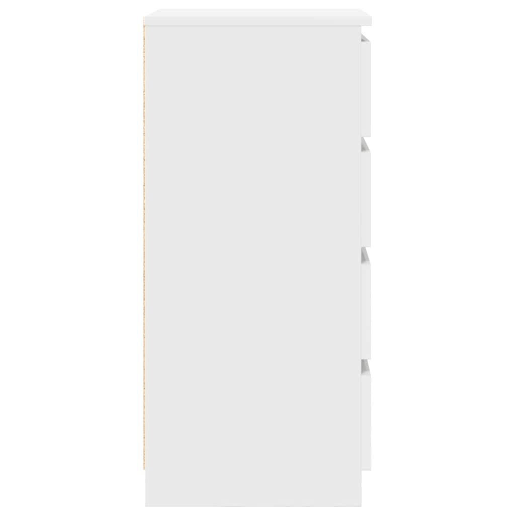 Bufetă albă 37,5x35x76 cm din lemn prelucrat GartenMobel Dekor