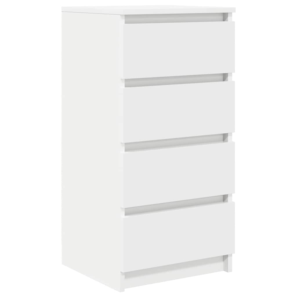 Bufetă albă 37,5x35x76 cm din lemn prelucrat GartenMobel Dekor
