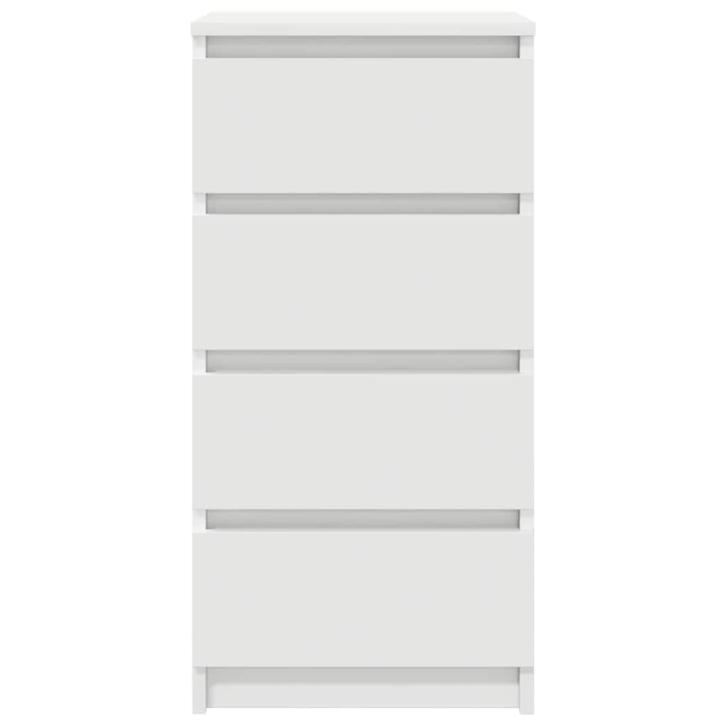 Bufetă albă 37,5x35x76 cm din lemn prelucrat GartenMobel Dekor