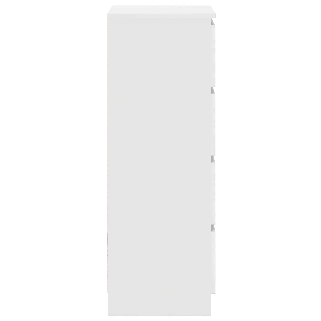 Bufetă albă 37,5x35x99 cm din lemn prelucrat GartenMobel Dekor