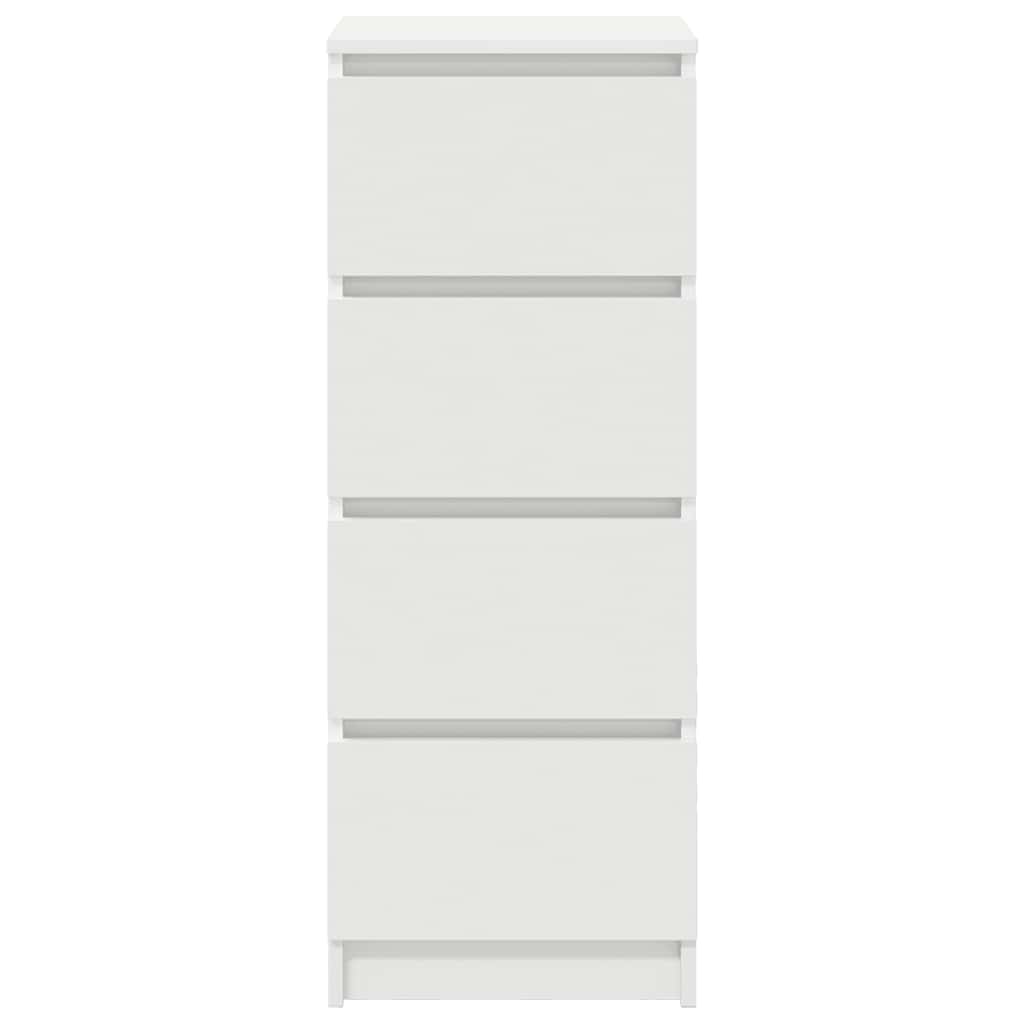 Bufetă albă 37,5x35x99 cm din lemn prelucrat GartenMobel Dekor