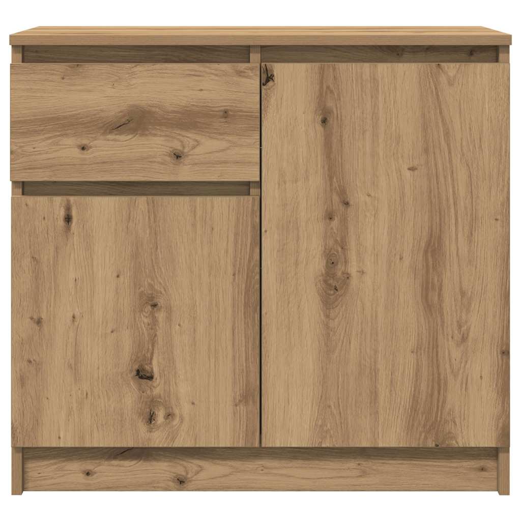 Bufetă cu sertar Artisan Stejar 71x35x65 cm lemn prelucrat GartenMobel Dekor