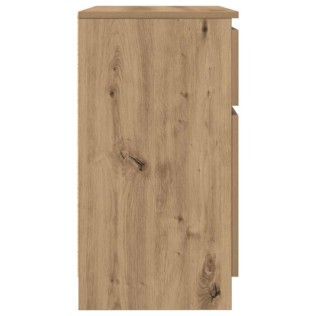 Bufetă cu sertar Artisan Stejar 71x35x65 cm lemn prelucrat GartenMobel Dekor